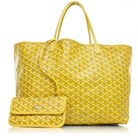 goyard yellow bag|goyard grailed yellow.